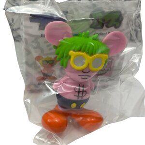 Keith Haring Vinyl Collectible Figure Series 2 Pink Andy Mouse New In Box 115g